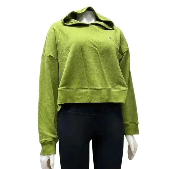 Fabletics  Green Pullover Cropped Cindy Hoodie Size XL - Picture 5 of 9